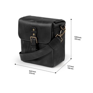 Tas kamera & peralatan Digital gaya antik kualitas tinggi Logo kustom kulit asli dengan casing Digital tali bahu dapat disesuaikan - Product Image 6