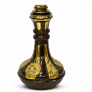 Luxury Egyptian Handmade Brass <b>Hookah</b> Set – Ornate Gold-Finish Shisha <b>Pipe</b> with Decorative Engraved Design - Product Image 5