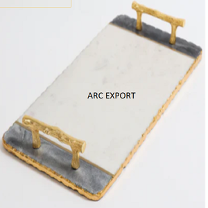 Ensemble de 3 plateaux de table design fantaisie, plateau de service pour fruits secs, plateau décoratif de qualité supérieure pour le service des aliments et des fruits - Product Image 6