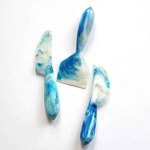 Hot Selling Orange Resin Cheese <b>Tools</b> Set Eco-Friendly Bamboo Butter <b>Cutter</b> and Fork Creative Dinnerware - Product Image 1