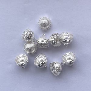 Cuentas Espaciadoras de Plata de Ley 925 de 14 mm, Chapadas en Oro de 18K, con Forma de Flor, para Fabricación de Pendientes Hechos a Mano - Product Image 3