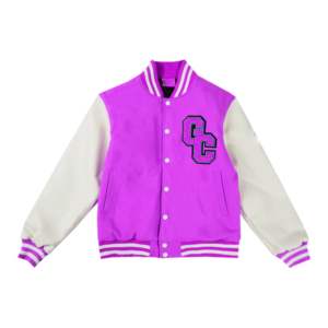 Chaqueta Varsity de Béisbol Unisex Personalizada de Alta Calidad, con Letras Bordadas, de Lana Chenille, Reversible, Transpirable y Ecológica para Invierno - Product Image 1