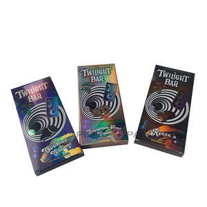 Custom Printed Galaxy Bar Holographic Chocolate Bar Packaging Box