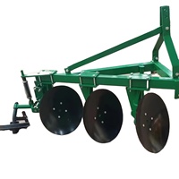Mini maquinaria agrícola, implementos, remolque, tractor agrícola, pez, arado de disco de tubo de arado de conducción bidireccional