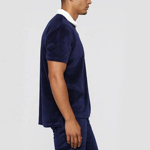 T-shirt en denim brodé avec impression personnalisée pour homme, unisexe, style streetwear d'hiver, respirant, manches longues, col rond - Product Image 5