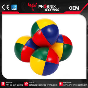 Bonnes balles de jonglage pour débutants Mini Kit de jonglage doux facile multicolore Durable balles de jonglage pour garçons filles - Product Image 6