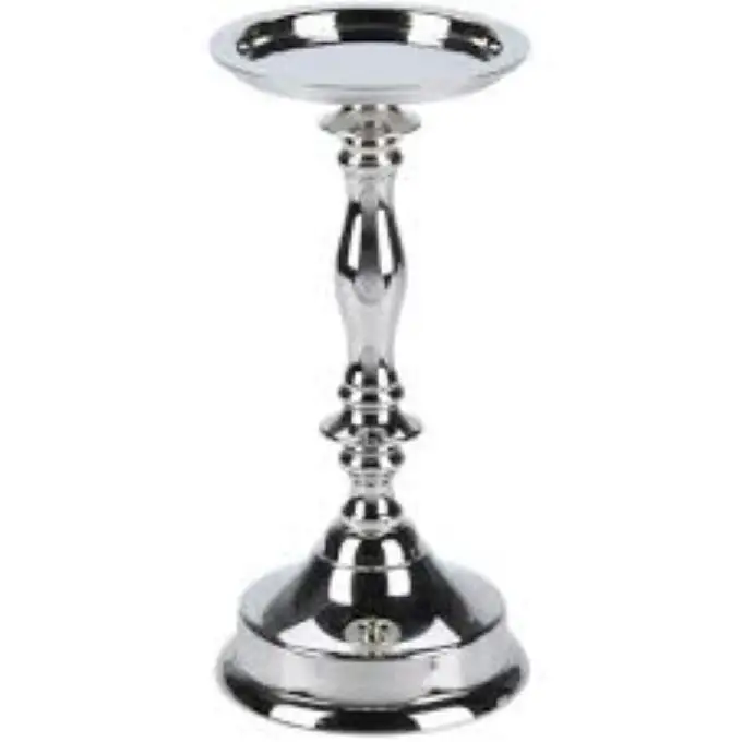 Baroque Church Candle Holder Home Decoration Metal Aluminum Candle Stand For Home & Wedding Centerpieces.