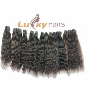 Vente en gros 100% extensions de cheveux humains vierges Remy de haute qualité à cuticules alignées Paquets vietnamiens à double ondulation prix bon marché - Product Image 6