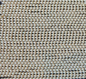 Cuentas de perlas de agua dulce cultivadas naturales indias, hebras blancas sueltas sin tratar para la fabricación de joyas, efectos ópticos, cambio de piedras preciosas - Product Image 5