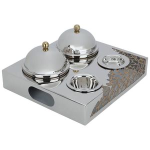 Tazones de Chocolate Desechables de Acero Inoxidable Personalizables de la Mejor Calidad para Uso en el Hogar, Hoteles, Restaurantes y Bodas - Diseño Moderno y Lujoso - Product Image 1