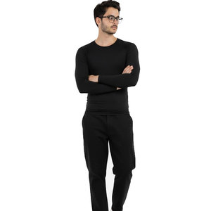 Trending Men's Gym Shirt Cotton/Spandex Compression Shirt <b>100</b>% <b>Polyester</b> Breathable and Quickdry Fabric - Product Image 4