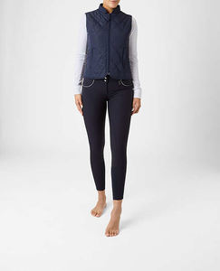 Chaleco acolchado ecuestre con paneles elásticos de cuello acanalado de tela de secado rápido para días de competición de entrenamiento de primavera estilo Formal - Product Image 4