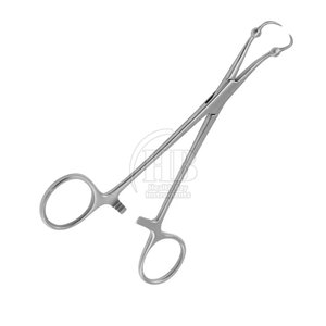 Pinza para Toallas Reutilizable de Acero Inoxidable, Instrumento Quirúrgico Manual para Quirófano y Laboratorio - Product Image 3