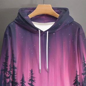 Sudaderas con Capucha Personalizadas de Invierno, Casuales, con Estampado Digital, de Algodón y Poliéster para Hombre, Sublimadas, Ligeras, de Alta Calidad y Secado Rápido - Product Image 3