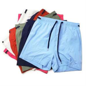 Pantalones cortos de temporada de verano transpirables para hombre con logotipo personalizado simple para hombre, pantalones cortos de algodón Vintage - Product Image 4