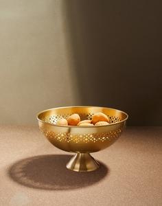 Bol en métal personnalisé en laiton AK en or et argent lot de 2 de grande capacité pour décoration de table et de cuisine - Product Image 5