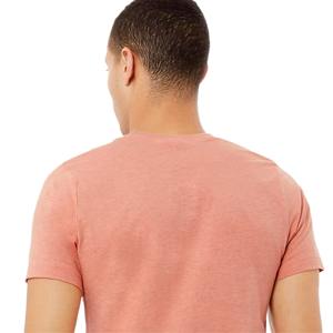 T-shirt à col en O polyvalent pour hommes, en coton doux délavé vintage, coupe ajustée, manches courtes, tenue décontractée au quotidien, différentes tailles - Product Image 6