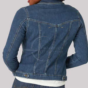 Vestes en jean sur mesure pour femmes Vestes en jean légères les plus vendues pour femmes Couleur différente - Product Image 2