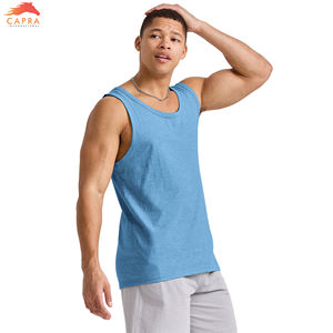 2025 nuevo diseño personalizado camisetas sin mangas de alta calidad para hombres precio al por mayor camisetas sin mangas de tendencia para hombres - Product Image 3