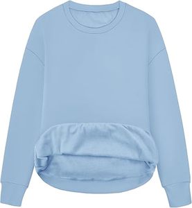 Sweat-shirt à col rond en coton biologique 100% de qualité supérieure, personnalisé, unisexe, surdimensionné, en molleton lourd, à col rond pour femmes - Product Image 1