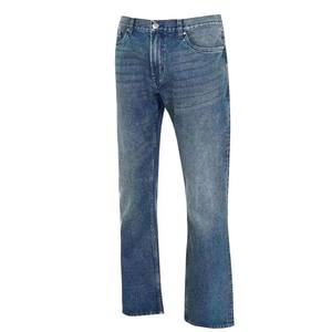 Última Novedad en Jeans Rectos Lavados para Hombre, 100% Algodón Ecológico, Azul Personalizado de Bangladesh - Product Image 1