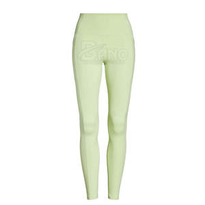 Leggings Deportivos de Cintura Alta sin Costuras para Mujer, Ropa Deportiva Transpirable, Tejido de Punto de Spandex/Poliéster, Personalizado - Product Image 1