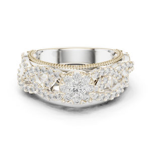 Anillo de Compromiso Solitario de Oro Amarillo de 14K con Diamante Cultivado en Laboratorio de 0.82 Quilates, Redondo, Certificado por IGI, para Mujer |   Diamante Cultivado Nuevo - Product Image 2