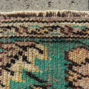 พรมขนาด 6.1x9.3 ฟุต, พรมตุรกีโบราณ, พรมลายดอกไม้สีน้ำตาล - Product Image 5