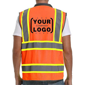 Chaleco de seguridad nocturna para exteriores, chaleco reflectante duradero de alto brillo, uniforme de seguridad, chaleco de alta visibilidad, logotipo personalizado - Product Image 6