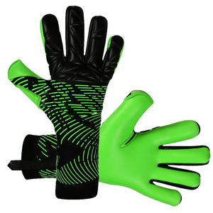 Gants de football gaéliques réglables antidérapants respirants personnalisables de la meilleure qualité pour la protection du gardien de but en cuir fabriqué à l'extérieur - Product Image 1