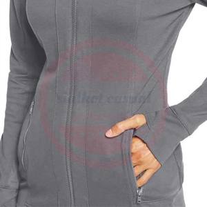 Veste de gommage d'allaitement à fermeture éclair confortable unisexe | Veste de gommage à manches longues haut pour usage hospitalier médical - Product Image 6