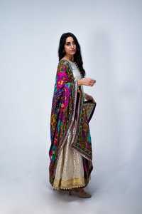 <b>Indian</b> Traditional Banarasi Dupatta for Women Trendy Ethnic Wear <b>Shawl</b> for Casual Dresses Fashionable Ethnic Scarves & <b>Shawls</b> - Product Image 6
