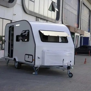 NU CAMP BAREFOOT <b>Mini</b> Lightweight Teardrop Trailers Modern 6-Person Motorhome Gold Aluminum Quality Comfortable Mobile <b>Air</b> - Product Image 2