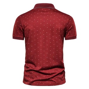 Men's Printed Polo <b>Shirt</b> Slim Fit Casual Short Sleeve Summer Wear Soft Cotton Golf Style <b>Collared</b> polo <b>t</b>-<b>shirt</b> - Product Image 2