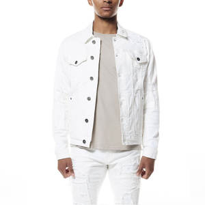 Conjunto de Pantalones y Chaqueta de Mezclilla para Hombre, Estilo Hip Hop, Invierno, Calidad Premium, 100% Algodón, Transpirable, Colores Personalizados, Todas las Tallas, Venta al Por Mayor, Precio Bajo - Product Image 2