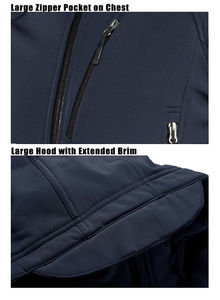 Chaqueta Táctica Softshell Unisex Personalizable de Alta Calidad, Lona Delgada con Múltiples Bolsillos para Actividades al Aire Libre - Product Image 6