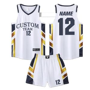 Uniforme de Baloncesto Universitario Transpirable de Alta Calidad para Hombres y Mujeres, Conjunto de Ropa Deportiva Juvenil, Jersey Estampado - Product Image 2