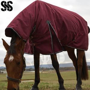 All-Season Use Horse Turnout Rug <b>Waterproof</b> Windproof Breathable Lightweight Polyester Durable Winter Stable <b>Blanket</b> for Horse - Product Image 3