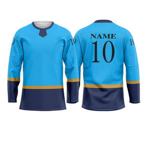 Maillot de Hockey sur glace Maillot de Hockey sur glace Personnalisé Nouveau Design Vêtements de Sport Unisexe Réversible Avec Broderie Uniforme Sur Mesure - Product Image 3