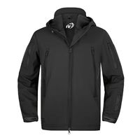 Ensemble uniforme tactique sur mesure haute qualité, coupe-vent, softshell, veste zippée intégrale, plusieurs poches utilitaires, pour agents de sécurité - Vente chaude