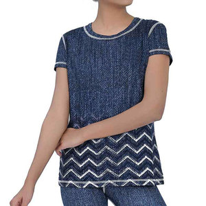 Camiseta ajustada regular de algodón 100% con diseño de sublimación para mujer, camisetas personalizadas con logotipo para mujer - Product Image 1