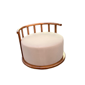 Modern Luxury Design Solid <b>Wooden</b> <b>Frame</b> Fabric Round <b>Sofa</b> Garden <b>Sofa</b> Set For Outdoor Indoor and Hotel Furniture - Product Image 1