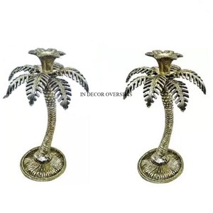 Wholesale Bulk Selling Most Fancy Unique Tree Designer Prime Quality Metal Gold Plated Candle Stick Holder In Impressive Price - Product Image 4