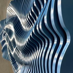 Art mural décoratif 3D flottant paramétrique en bois de style Art déco de qualité supérieure avec fonction de suspension pour la décoration de la maison et des anniversaires à prix avantageux - Product Image 4