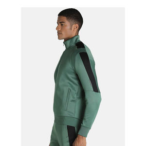 Chándal ajustado y personalizado para hombre, conjunto deportivo con cremallera completa para correr, ropa deportiva de entrenamiento, conjunto de dos piezas - Product Image 4