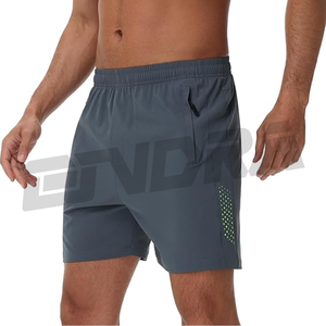 กางเกงวิ่งขาสั้นมีช่องใส่โทรศัพท์สำหรับผู้ชาย กางเกงออกกำลังกายแห้งเร็ว กางเกงออกกำลังกายน้ำหนักเบา กางเกงกีฬาที่ระบายอากาศได้ดี - Product Image 2