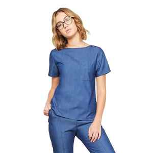 Uniformes de gommage pour infirmière médicale unisexe à manches courtes - Product Image 1