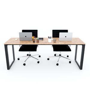 Modern 200x60cm Wood Rubberwood Office <b>Desk</b> HBTG005 - Product Image 4