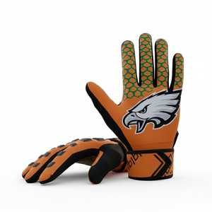 Gants de football de style unique et de qualité supérieure au meilleur prix et avec une meilleure adhérence et antidérapants Gants de football américains - Product Image 1