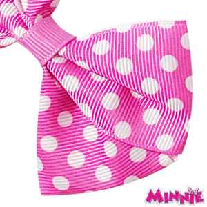 Juego de Lazos para el Cabello de Minnie Mouse con Licencia Oficial, 7 Piezas de 4 Pulgadas, Lazos para Niñas con Minnie en Cada Clip, Clip de Cocodrilo - Product Image 1